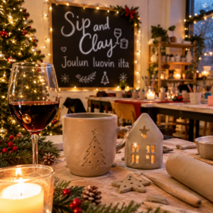 Sip & Clay – joulun luovin ilta